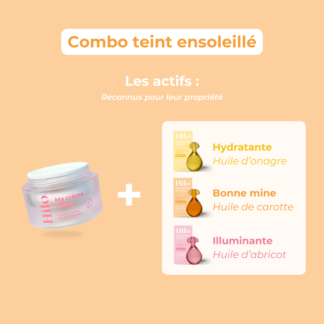 Ma crème visage naturelle - spéciale teint ensoleillé