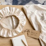 Bonnet soir en soie de mûrier pour protéger les cheveux