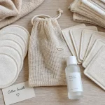 Cotons à démaquiller lavables, disques en coton et filet de lavage