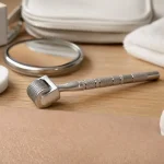 dermal rolling : dermaroller inox, cotons stériles et miroir
