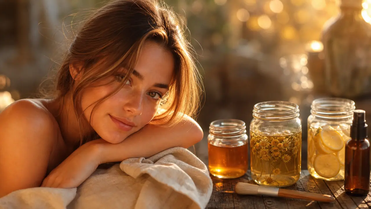 Éclaircir ses cheveux naturellement au miel, camomille et citron