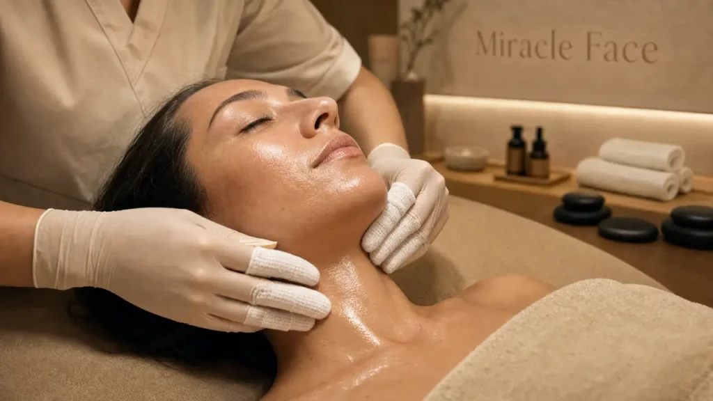 Miracle Face : le drainage lymphatique facial qui dégonfle le visage et redessine les contours