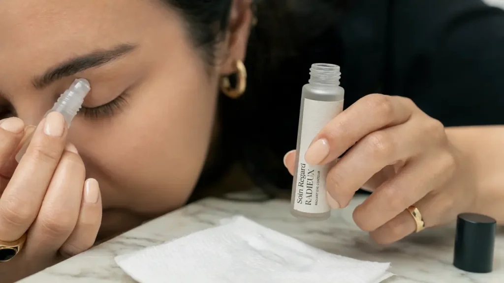 Paupières supérieures tombantes : soin tenseur, effet immédiat ou blépharoplastie ?