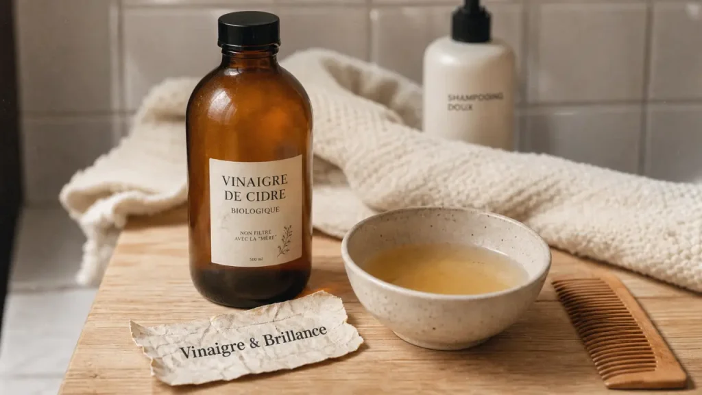 Vinaigre de cidre et cheveux : faire briller sans irriter