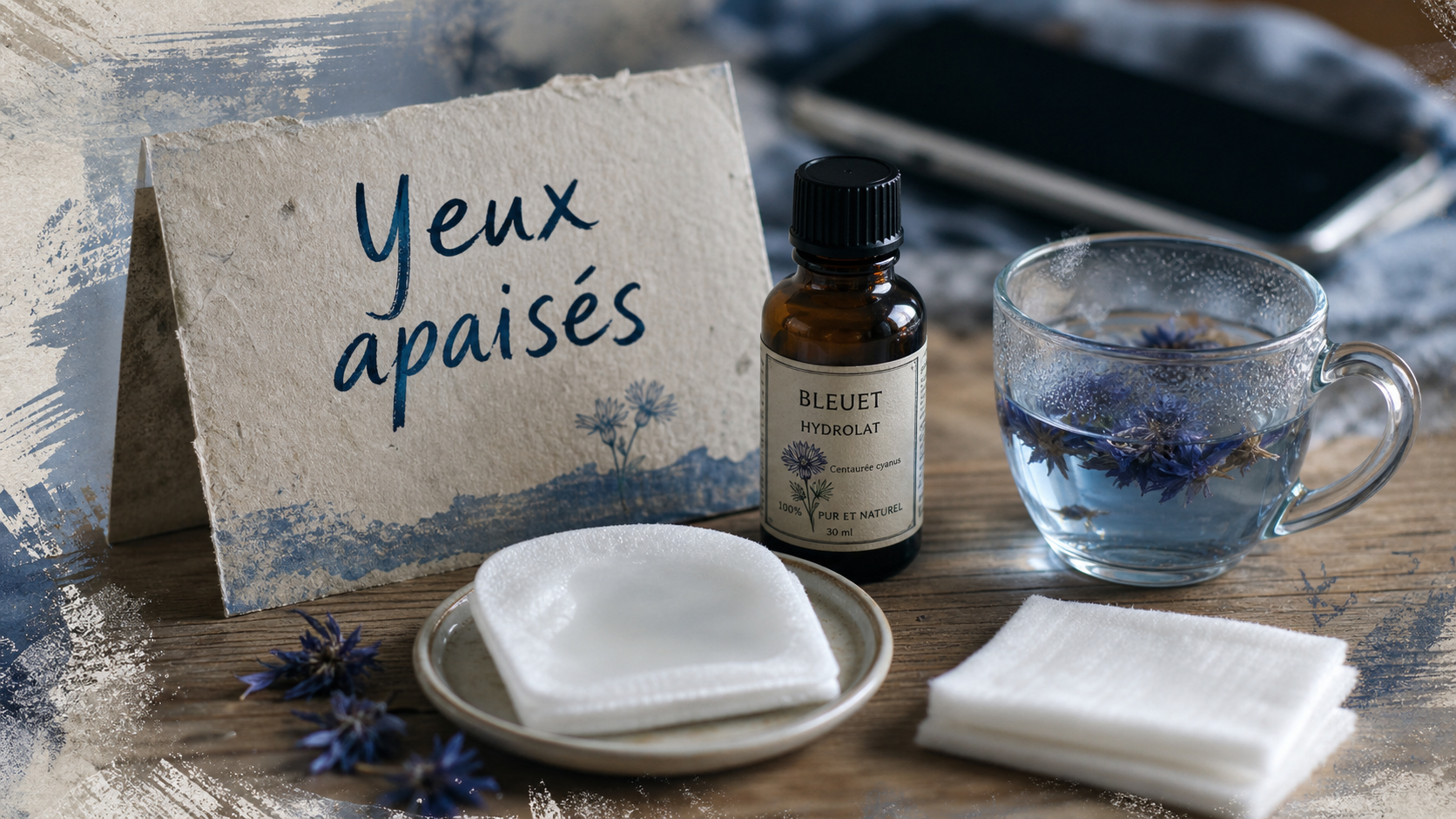 Yeux fatigués, remède de grand-mère : compresse au bleuet pour apaiser