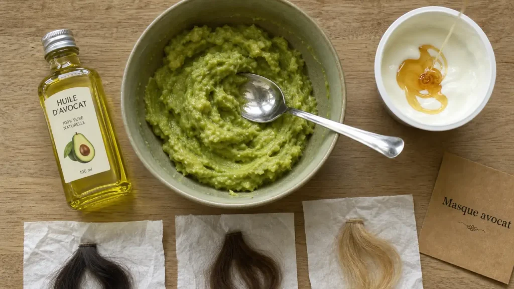 Avocat et cheveux secs, bouclés ou ternes : masque, huile et 30 minutes pour nourrir sans alourdir