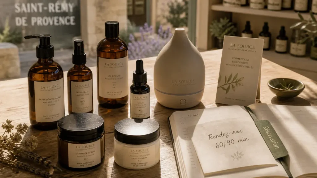 Florame à Saint-Rémy-de-Provence : réserver un soin, acheter en ligne ou passer en boutique