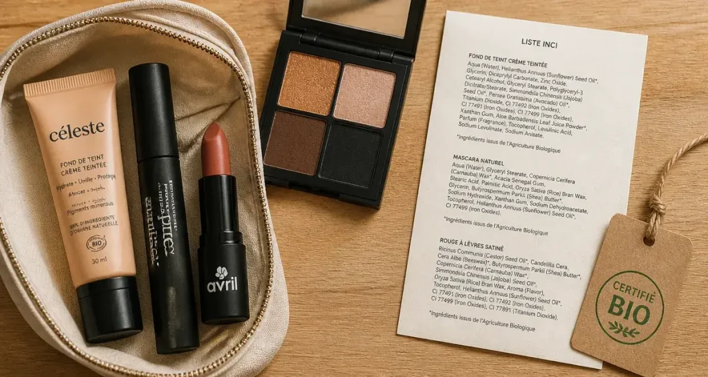 Maquillage naturel bio : les critères qui comptent vraiment entre certification, recharge et performance