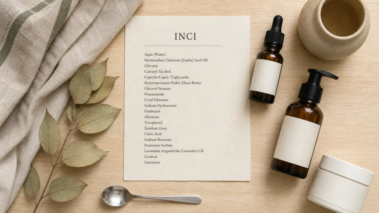 Marque cosmétique naturelle : liste INCI, labels, peau sensible et prix