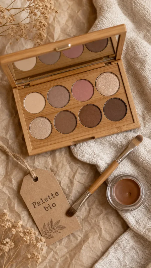 Palette maquillage bio : textures, tenue et composition à vérifier