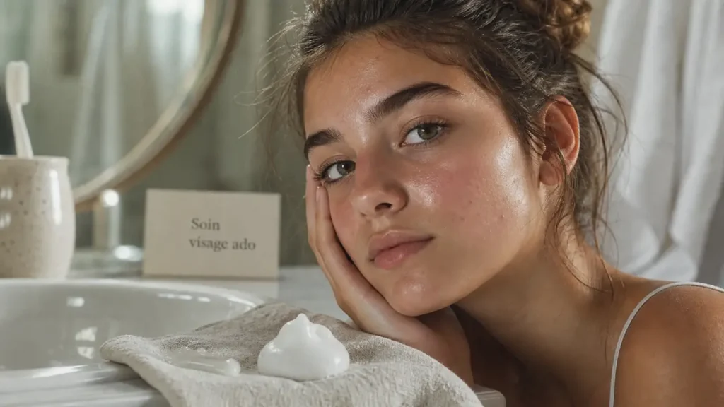 Soin visage ado : nettoyer, hydrater et doser les soins sans agresser
