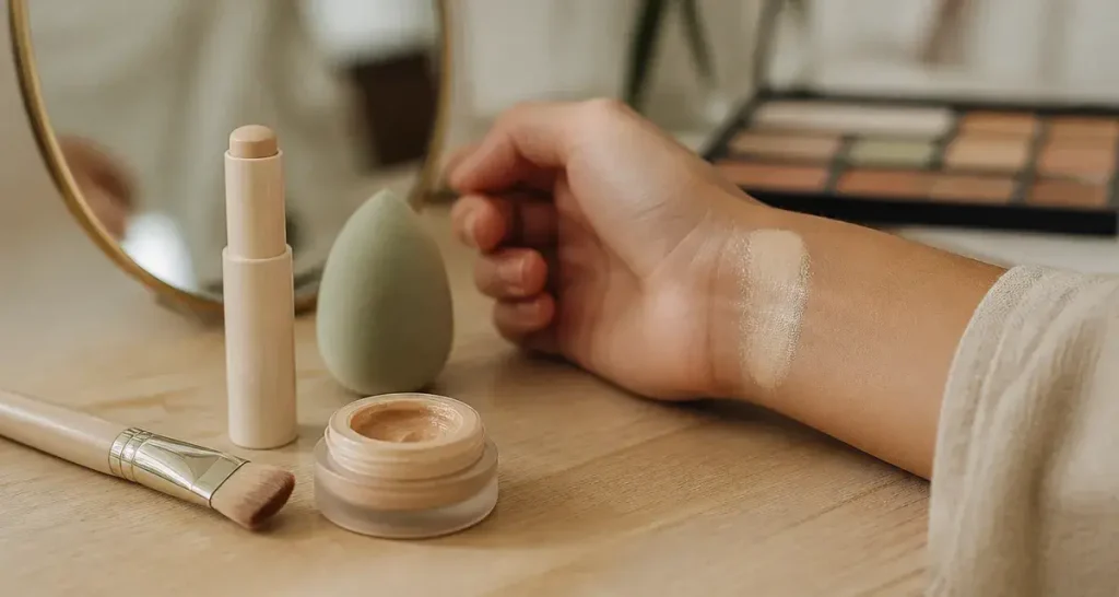 Correcteur maquillage : comment choisir la bonne teinte et éviter l&rsquo;effet matière