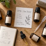 doterra huiles essentielles CPTG : flacons, étiquettes et précautions