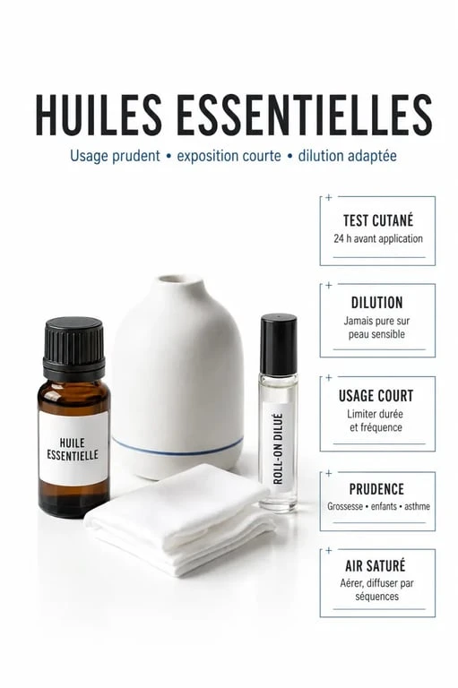 Huiles essentielles anti stress : modes d’utilisation au quotidien avec olfaction, diffusion et massage