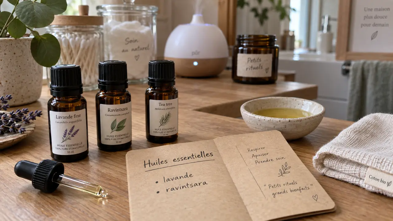 Huiles essentielles paraform : flacons ambrés et compte-gouttes, sécurité