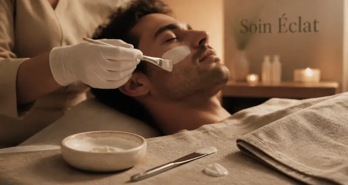 Nocibe soin visage homme en institut, masque du visage