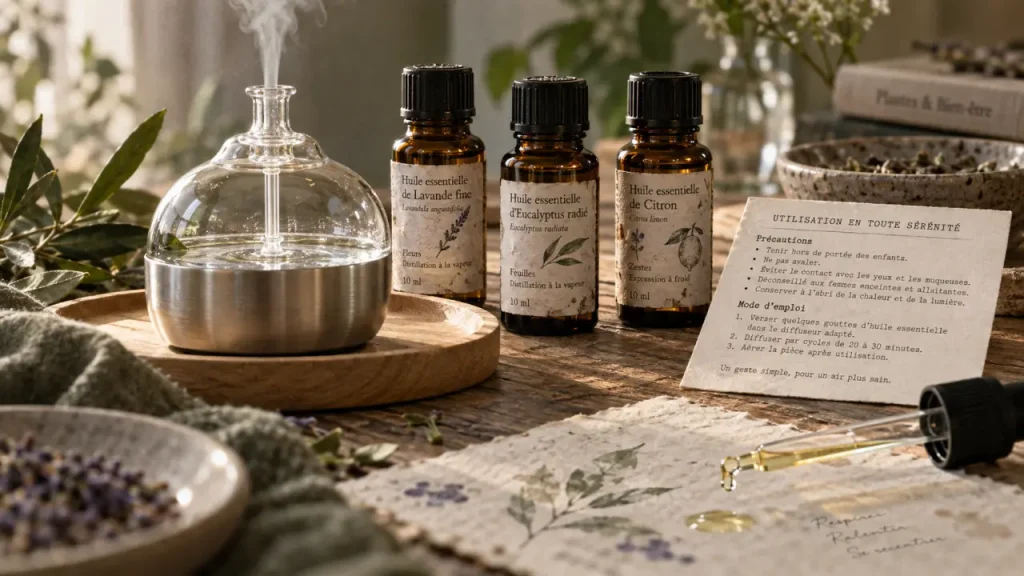 Huiles essentielles Puressentiel : diffusion, composition et 4 repères avant d’acheter