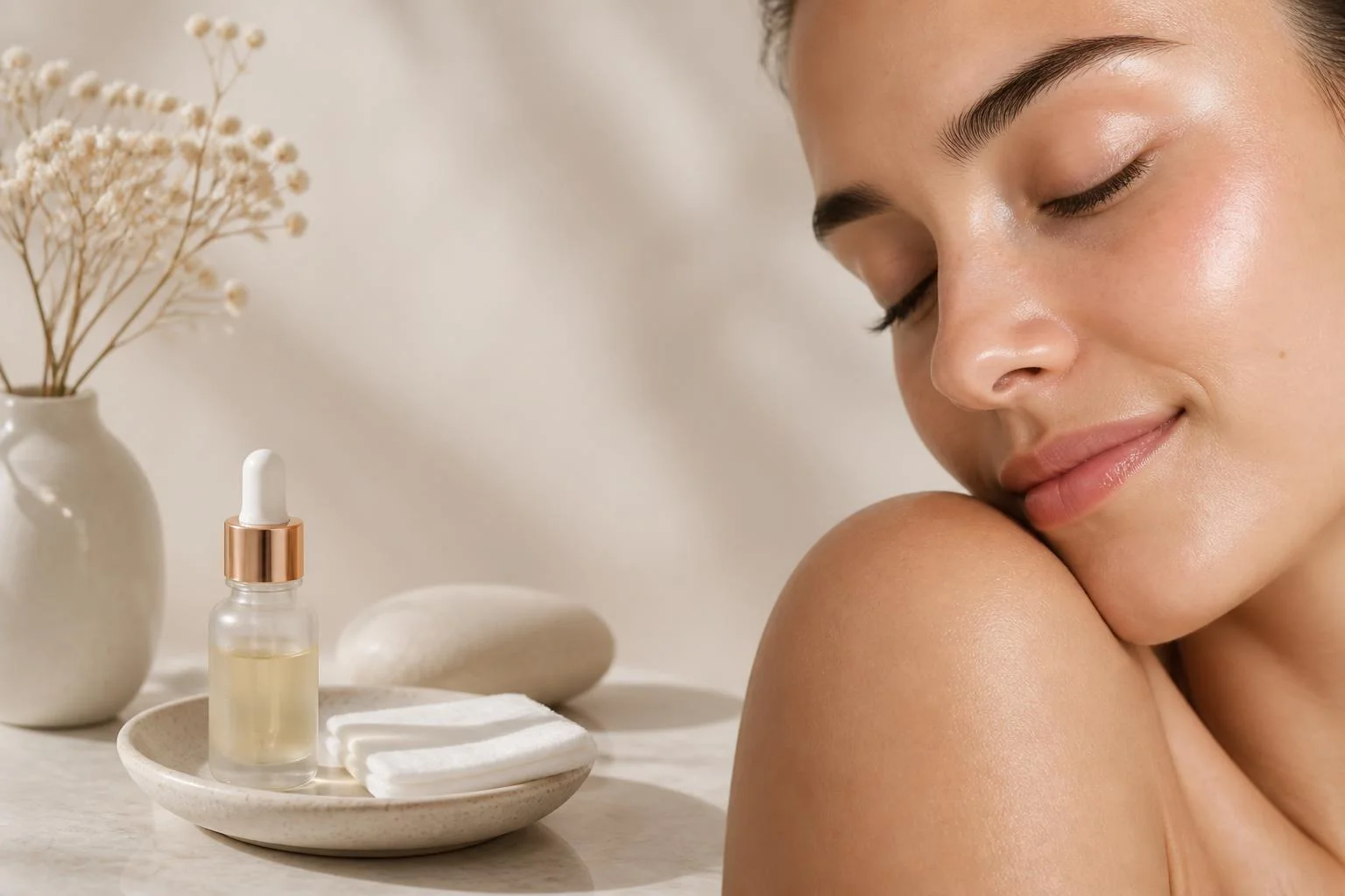 Peau plus sereine : routine beauté minimaliste en 2–3 gestes