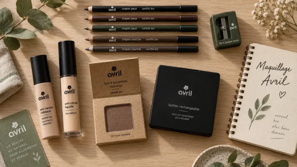Correcteur, anti-cernes et palette rechargeable : ce que change le bio chez Avril