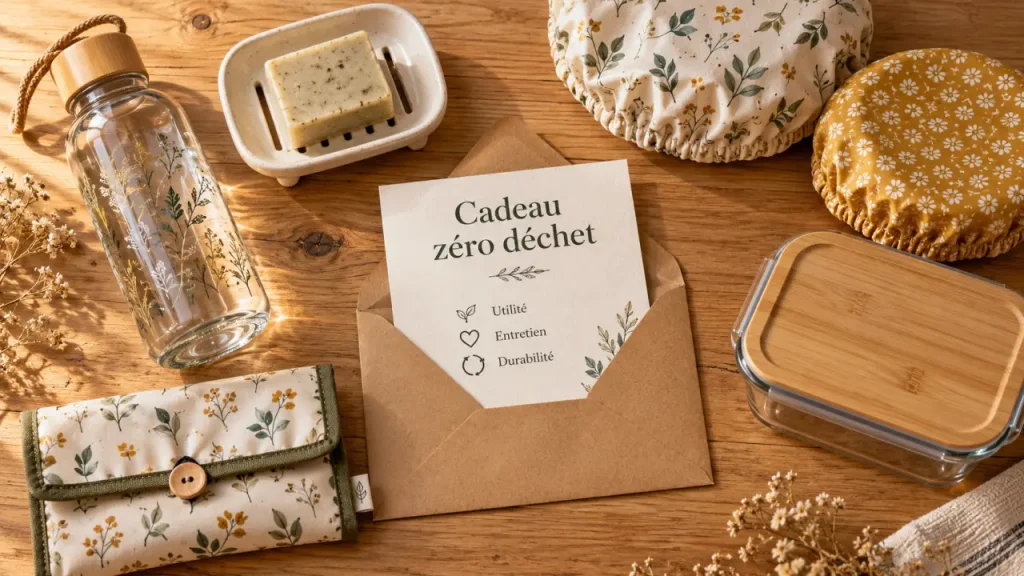 Idée cadeau zéro déchet : faire plaisir sans offrir un objet de plus