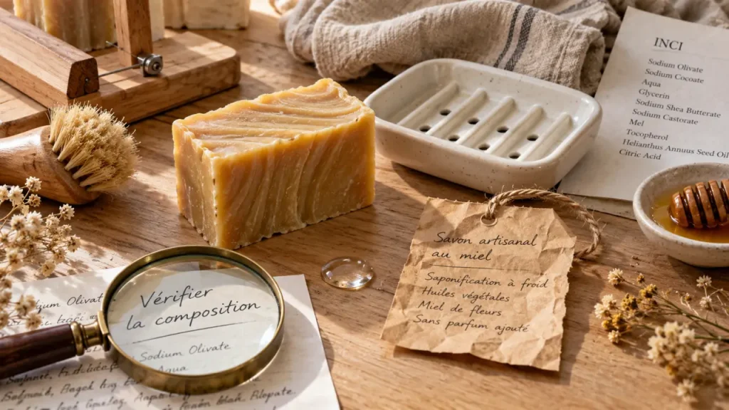 Savon naturel : une composition courte ne garantit pas une peau douce
