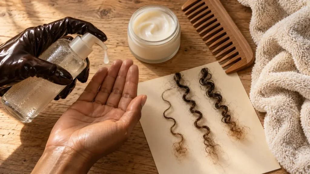 Soin hydratant cheveux sans rinçage : garder des longueurs souples sans alourdir les racines